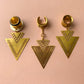 Double Triangle With Intricate Cutout Design