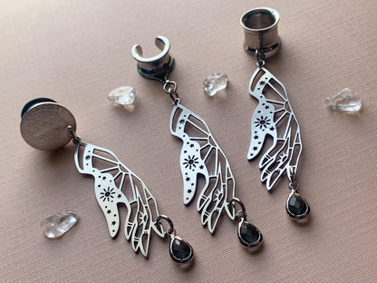 Silver Celestial Palms With Jewel Accent
